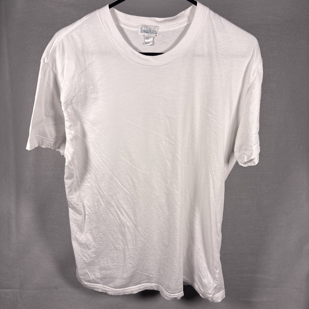 Neiman Marcus White Soft Cotton Blank T-Shirt Womens XL